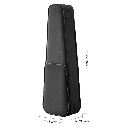 VEVOR 4/4 Full Size Violin Case, Nylon Waterproof, Lightweight Portable Travel Carrying Bag, with Plush Lining,Dual Shoulder