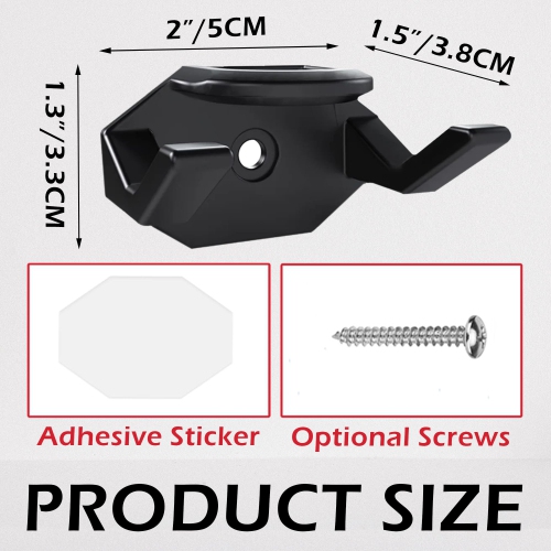 8PCS Crochets pour chapeaux muraux, supports robustes et minimalistes pour casquettes de baseball, présentoir flottant pour porte-chapeau pour mur,