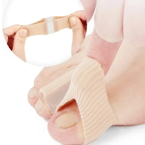 4 pièces de réglage de séparation à deux embouts en silicone Outil de correction efficace de raccord Hallux Valgus correcteur de raidisseur de