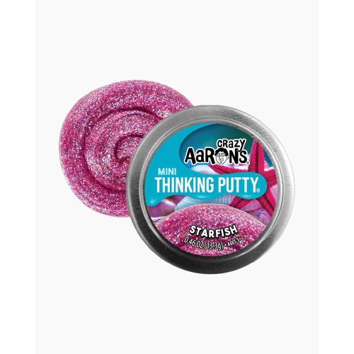 Mini pot en métal Starfish Crazy Aarons Thinking Putty