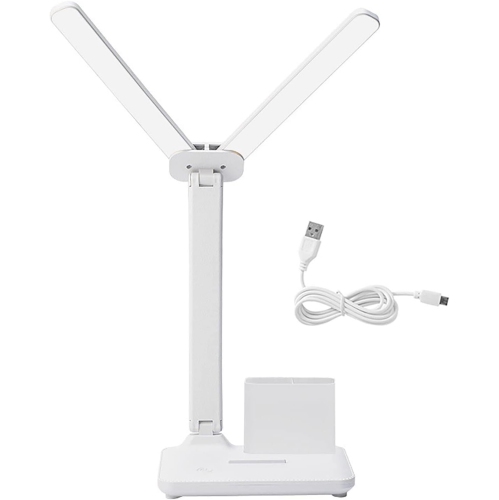 LED Desk Lamp with Pen Holder and Phone Holder for Home, Office, and Dormitory 4000mAh
