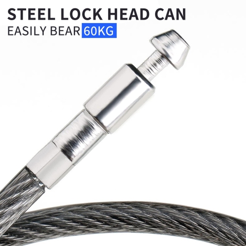 Outdoor Fence Gate Lock, Portable 4-Digit Combination Lock, Mini Bicycle Lock, Chain Lock