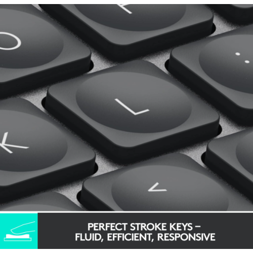 Logitech MX Keys Mini Minimalist Wireless Illuminated Keyboard, Compact, Bluetooth, Compatible with Apple macOS, iOS, Windows, Linux, Android, Metal