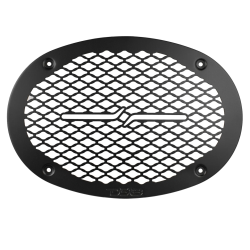 DS18 – Grille universelle pour haut-parleur en treillis métallique peu profond de 6 x 9&nbsp;po PRO-GRILL69MS/BK