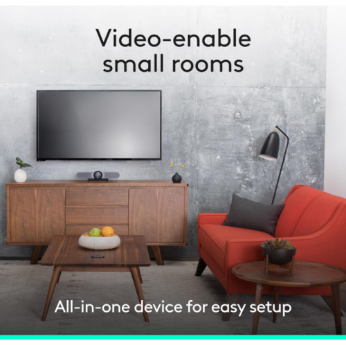 Refurbished - Logitech MeetUp HD Video and Audio Conferencing System for Small Meeting Rooms (960-001101)