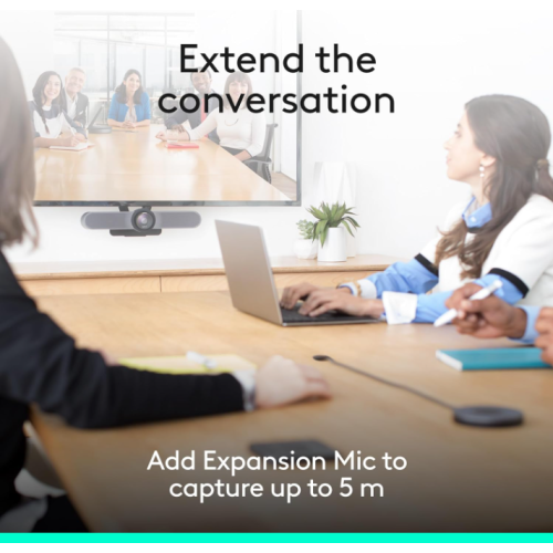 Refurbished - Logitech MeetUp HD Video and Audio Conferencing System for Small Meeting Rooms (960-001101)