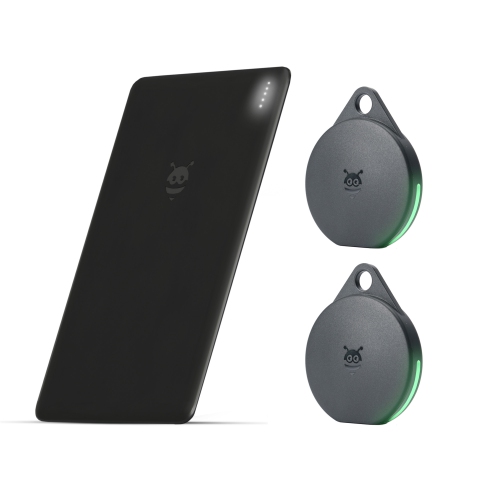 Ensemble de repérage d'article universel rechargeable Pebblebee – Suivi Bluetooth intelligent avec batterie rechargeable