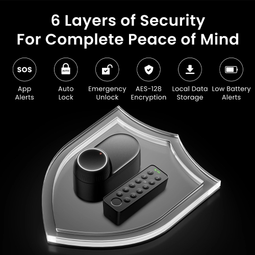 SwitchBot Smart Lock Ultra | Keyless Entry Door Lock with Auto-Lock, Quiet Mode & 17 Unlock Methods