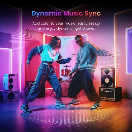 SwitchBot Smart LED Strip Light 3, 5M Matter-enabled | RGB+CCT, Voice & App Control, Adaptive Lighting, Music Sync, and Smart Home Automation