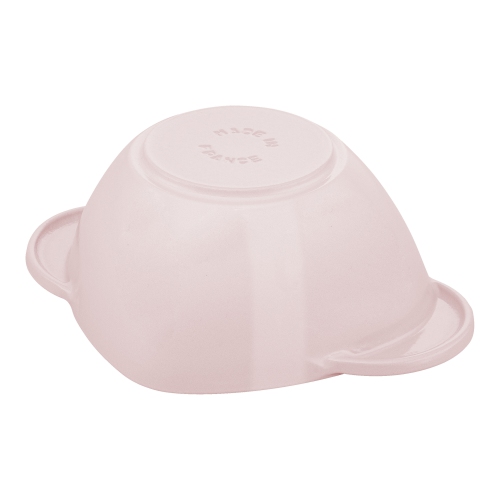STAUB La Cocotte 1.75 L Cast Iron Heart Cocotte, Sorbet Rose