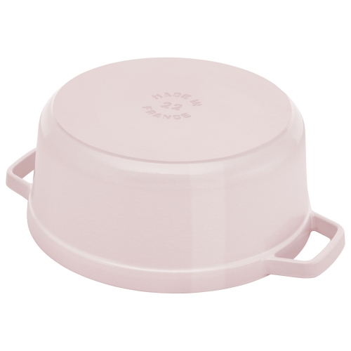STAUB La Cocotte 2.5 L Cast Iron Round Cocotte, Sorbet Rose