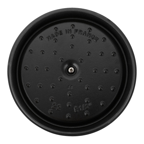 STAUB La Cocotte 2.5 L Cast Iron Round Cocotte, Sorbet Rose