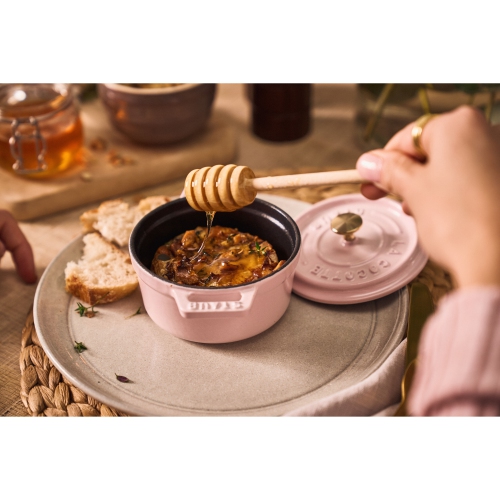 STAUB La Cocotte 250 ml Cast Iron Round Mini Cocotte, Sorbet Rose
