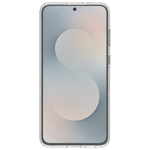 Étui rigide ajusté Crystal Flex MagFit de Spigen pour Galaxy S25 FE - Blanc transparent