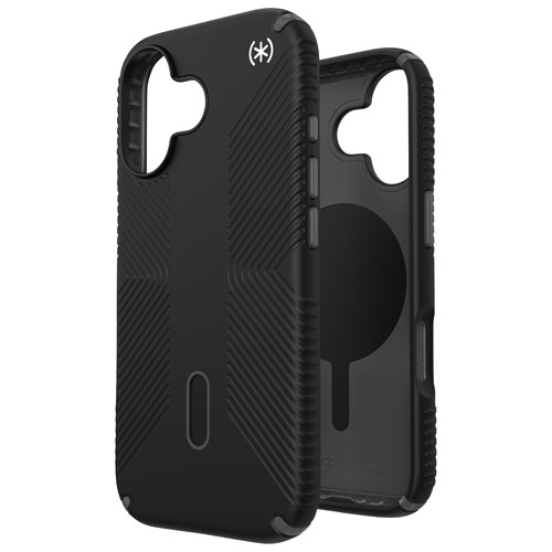 Speck Presidio2 Pro Fitted Hard Shell Case with MagSafe for iPhone 17 - Black/White