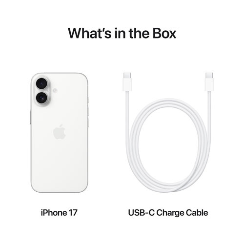 Bell Apple iPhone 17 256GB - White - Monthly Financing
