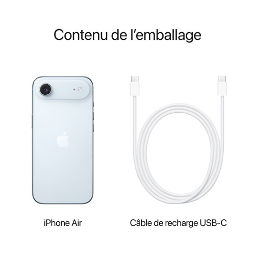 Rogers Apple iPhone Air 256GB - Sky Blue - Monthly Financing