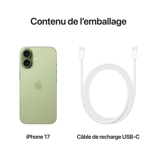 TELUS Apple iPhone 17 512GB - Sage - Monthly Financing