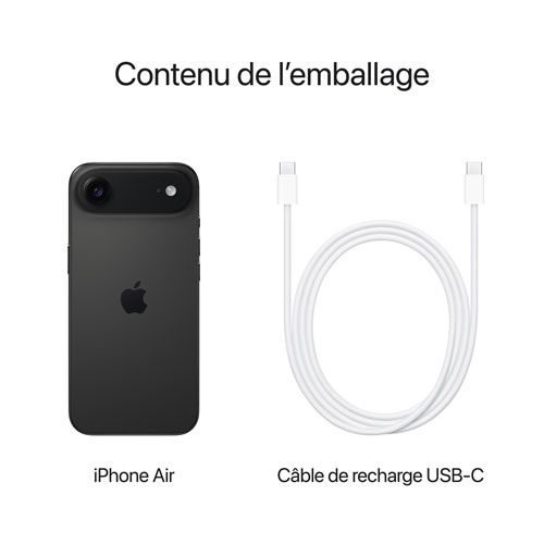 Freedom Mobile Apple iPhone Air 512GB - Space Black - Monthly Tab Plan