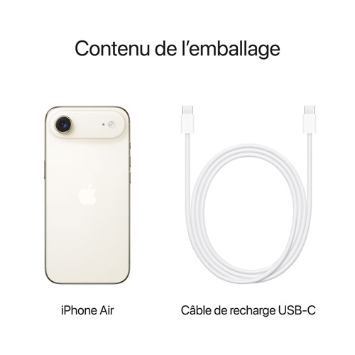 Freedom Mobile Apple iPhone Air 512GB - Light Gold - Monthly Tab Plan