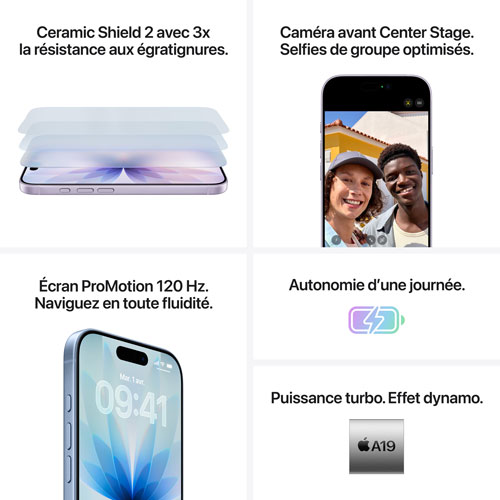 Bell Apple iPhone 17 256GB - Black - Monthly Financing