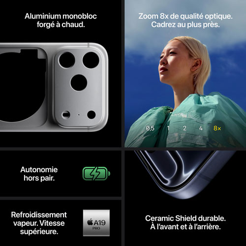 Rogers Apple iPhone 17 Pro Max 512GB - Silver - Monthly Financing