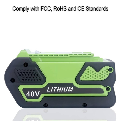 Dr. Battery - 40V Battery for Greenworks Cordless Power Tools - Compatible with 29462, 29252, 20202, 22262, 25312, 25322, 20642, 22272, 27062, 21242