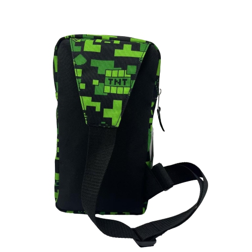 Sac à bandoulière Minecraft Creeper de 11 po