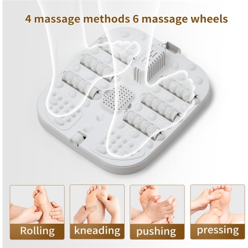 Collapsible Foot Spa with Heat, Touchscreen, Foldable Foot Bath Massager with Foot Massage Rollers, Pedicure Spa for Home, Office