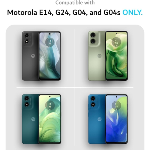 Étui MergeGrip de TUDIA pour Moto E14/G04/G24/G04s de Motorola - Indigo