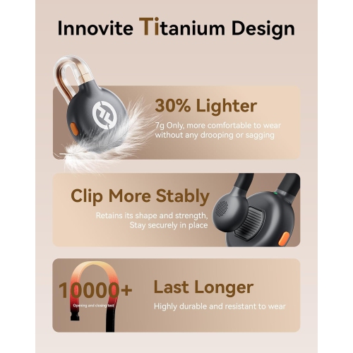 Hollyland Lark M2S Combo Wireless Microphone for iPhone/Camera/Android/PC, Titanium Clip, Noise Cancelling, 30H Use, Vlog, Interview