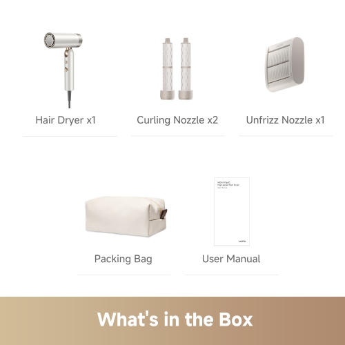 MOVA Flip 10 High Speed Hair Dryer,1600W Wind Power,Light Weight, Temperature&Wind Speed Control,Negative Ion Hair Care