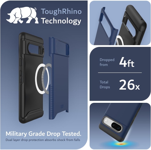 Étui Merge de TUDIA compatible avec MagSafe pour Pixel 7 2022 de Google - Indigo