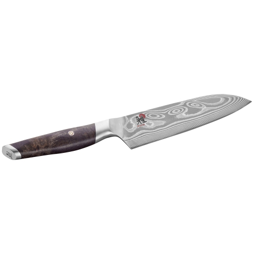 MIYABI IKI 7 inch, Santoku, Brown