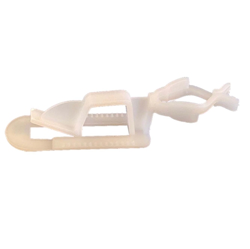 LightingByHHD Premium All-in-One Christmas Light Clip – 100 pack - Universal C7/C9 Holder for Shingles, Gutters & Eaves, White