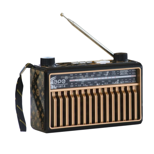 Eletree FP-812BT-S FP-811BT FP-812BT-S NOUVEAU design Radio AM FM portative avec BT et solaire