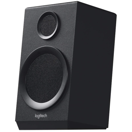 Refurbished - Logitech Z333 2.1 Speakers – Easy-access Volume Control, Headphone Jack – PC, Mobile Device, TV, DVD/Blu-ray Player, and Game Console
