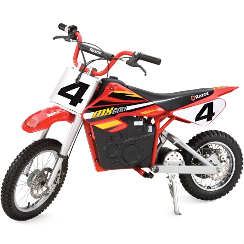 Razor MX500 Red Dirt Rocket High-Torque Electric Motorcycle Dirt