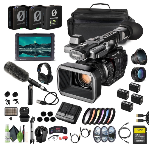 Panasonic AG-X20ED / HC-X20 Professional 4K UHD Camcorder 20x Optical Zoom XLR Audio + 128GB Memory Card