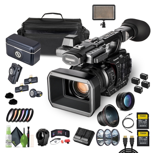 Panasonic AG-X20ED / HC-X20 UHD 4K Camcorder, Pro Video Camera 20x Zoom+ 2x 64GB Memory Card