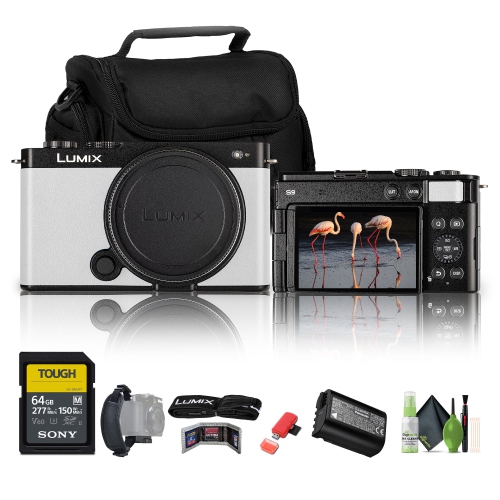 Panasonic Lumix S9Camera, 64GB SF-M UHS-II SDXC Memory Card