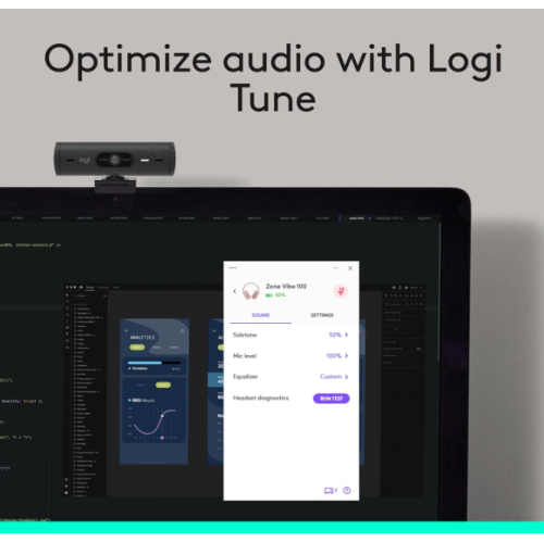 Refurbished - Logitech Zone Vibe 100 Lightweight Wireless Over-Ear Headphones with Noise-Canceling Microphone, Advanced Multipoint Bluetooth Headset