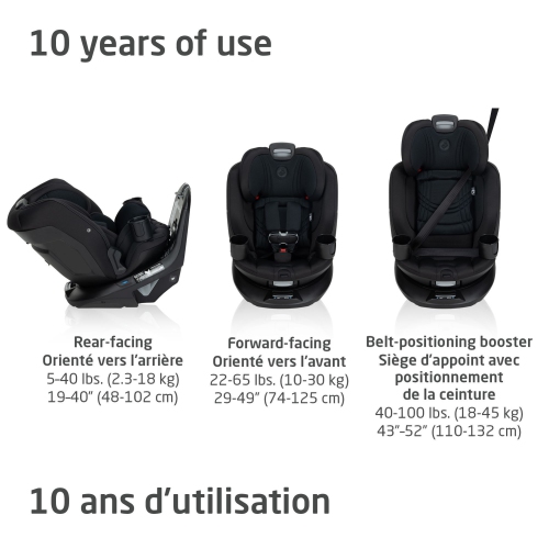 Maxi Cosi Andi 360 Rotating All-In-One Convertible Car Seat - Authentic Black