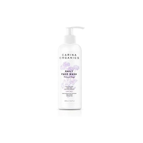 Carina Organics Unscented Face Wash, 250ml, White