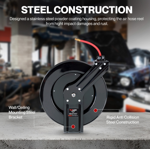 ReelWorks Air Hose Reel Retractable