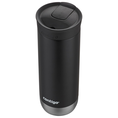 Contigo – Tasse de voyage en acier inoxydable Huron 2,0 avec couvercle antifuite SnapSeal, gobelet isotherme pour café et thé, pensée, 16&nbsp;oz
