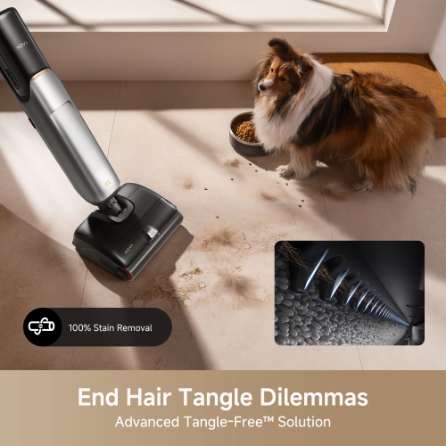 MOVA X4 Pro Wet Dry Vacuum Cleaner, 20000Pa Cordless Vacuum Mop with Zero Tangle, Hot Water Mopping for Sticky Messes,194℉ Hot Air Self Drying, 180°