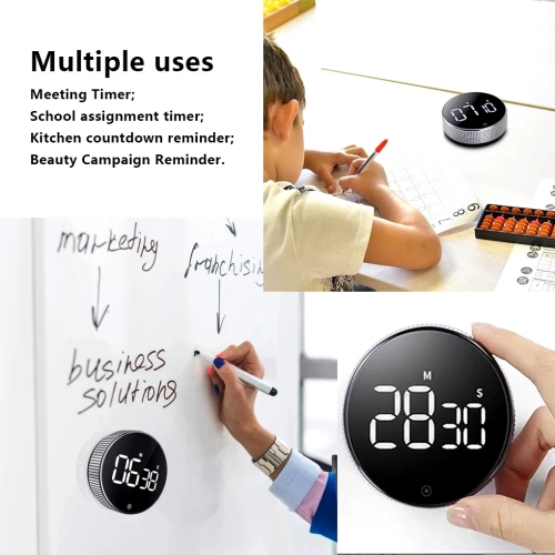 Digital Kitchen Timers, Visual timers Large LED Display Magnetic Countdown Countup Timer for Classroom Cooking Fitness Baking Studying