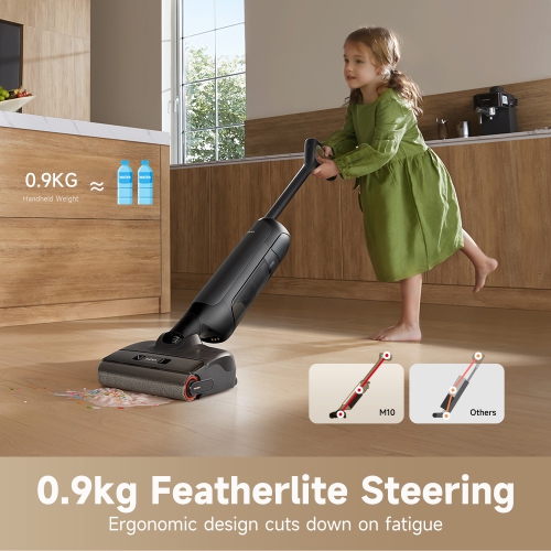 MOVA M10 Cordless Wet&Dry Vacuum Cleaner,Dual-Edge Self-Cleaning,18bar Suction,Zero-Tangle