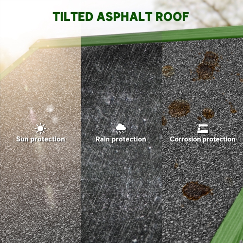 Outsunny 30" x 21" x 71" Garden Storage Shed, Outdoor Storage Shed with 3 Tier Shelves, Workshop Yard Tool Utility Storage House Water-resistant